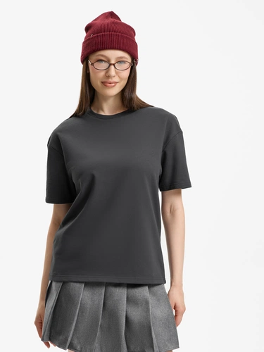 Футболка унисекс Durington, темно-серая (графит) Футболка унисекс Durington, темно-серая (графит)