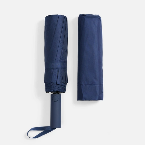 Зонт складной с УФ-защитой Ribstar, темно-синий Зонт складной с УФ-защитой Ribstar, темно-синий