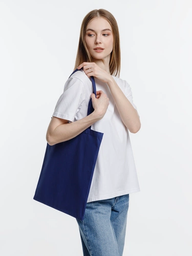 Холщовая сумка Neat 140, синяя Холщовая сумка Neat 140, синяя