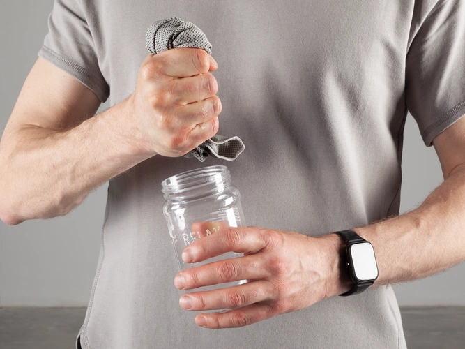 Охлаждающее полотенце Weddell ver.2, серое Охлаждающее полотенце Weddell ver.2, серое