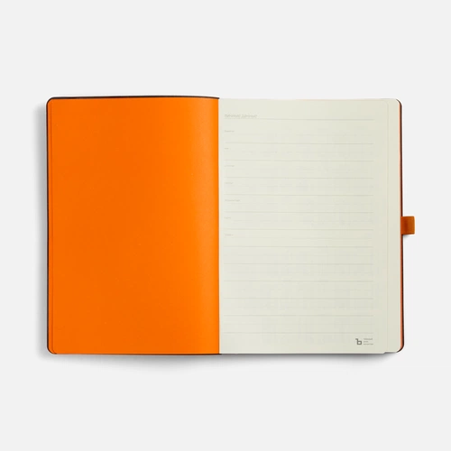 Ежедневник Peel Flex, недатированный, оранжевый Ежедневник Peel Flex, недатированный, оранжевый