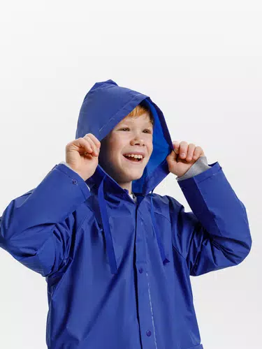 Дождевик детский RainDrop Kids, ярко-синий Дождевик детский RainDrop Kids, ярко-синий