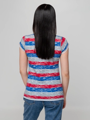 Футболка женская Rayet Lady двусторонняя, красная с синим Футболка женская Rayet Lady двусторонняя, красная с синим
