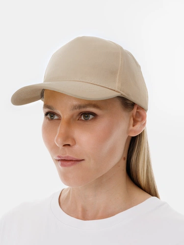 Бейсболка Long Beach, бежевая Бейсболка Long Beach, бежевая