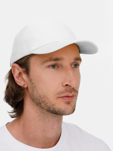 Бейсболка Long Beach, белая Бейсболка Long Beach, белая