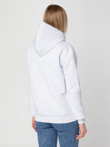 Толстовка с капюшоном Unit Kirenga Heavy, белая Толстовка с капюшоном Unit Kirenga Heavy, белая