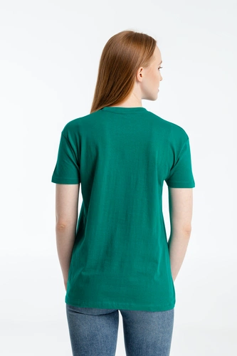 Футболка «Узор», зеленая Футболка «Узор», зеленая