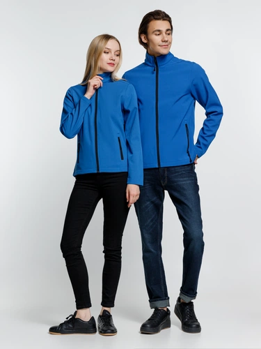 Куртка софтшелл женская Race Women ярко-синяя (royal) Куртка софтшелл женская Race Women ярко-синяя (royal)