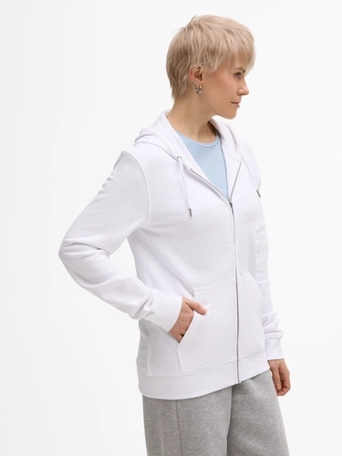 Толстовка унисекс Calipso, белая Толстовка унисекс Calipso, белая