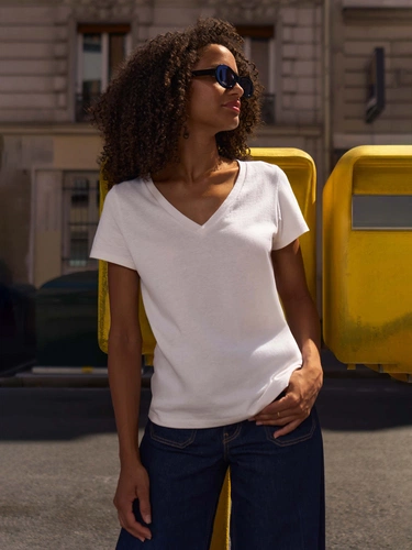 Футболка женская Regent Women с V-образным вырезом, ярко-синяя (royal) Футболка женская Regent Women с V-образным вырезом, ярко-синяя (royal)