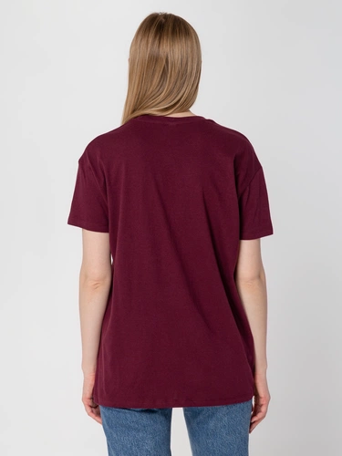 Футболка унисекс Regent 150, бордовая Футболка унисекс Regent 150, бордовая