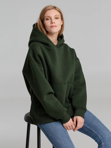 Худи Kulonga Oversize, темно-зеленый (хаки) Худи Kulonga Oversize, темно-зеленый (хаки)