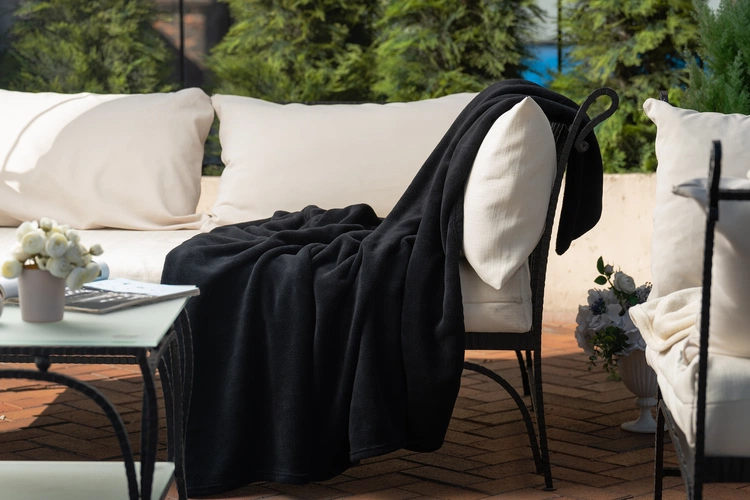 Плед Plush, черный Плед Plush, черный