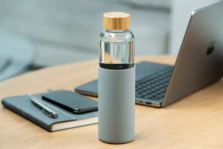 Бутылка для воды Onflow, серая Бутылка для воды Onflow, серая