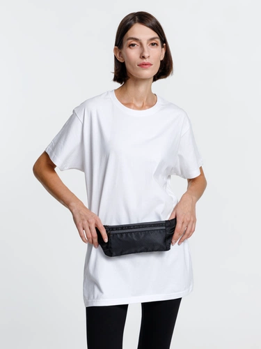 Спортивная поясная сумка Run for Fun, черная Спортивная поясная сумка Run for Fun, черная