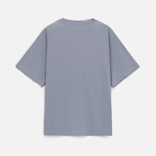 Футболка унисекс оверсайз T2, серая Футболка унисекс оверсайз T2, серая