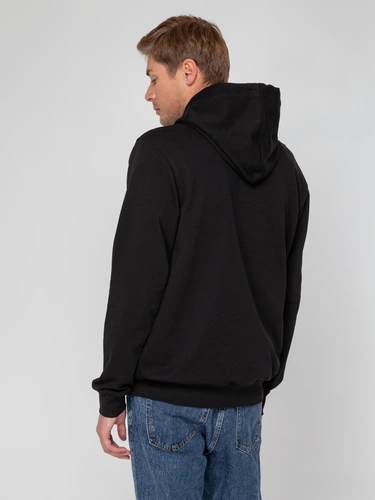 Худи унисекс с карманом на груди Chest Pocket, черное Худи унисекс с карманом на груди Chest Pocket, черное