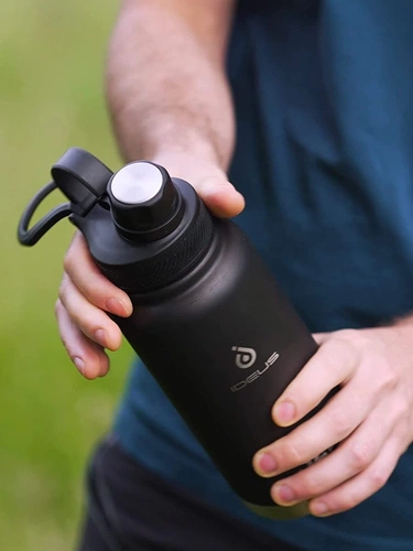 Термобутылка Fujisan XL 2.0, черная Термобутылка Fujisan XL 2.0, черная