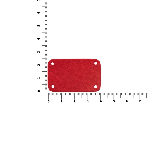 Лейбл Eta Latte, S, красный Лейбл Eta Latte, S, красный