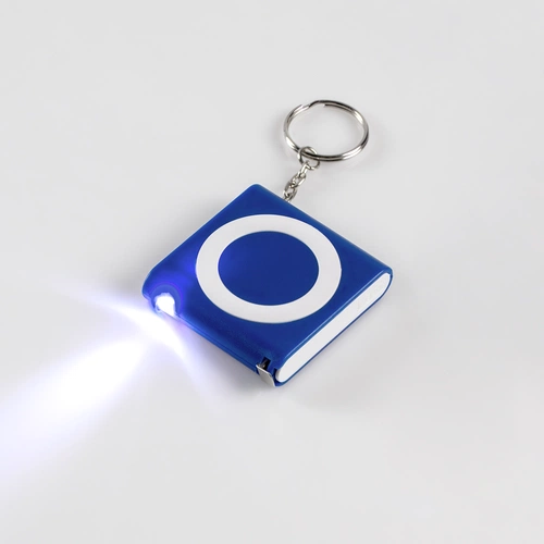 Брелок-фонарик с рулеткой Rule Tool, синий Брелок-фонарик с рулеткой Rule Tool, синий