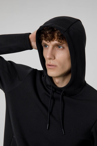 Худи унисекс Begi, черное Худи унисекс Begi, черное