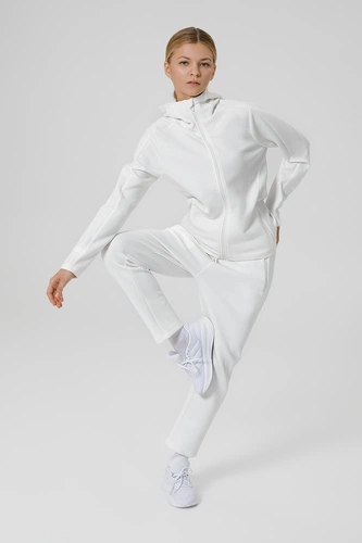 Куртка с капюшоном унисекс Begi, молочно-белая Куртка с капюшоном унисекс Begi, молочно-белая