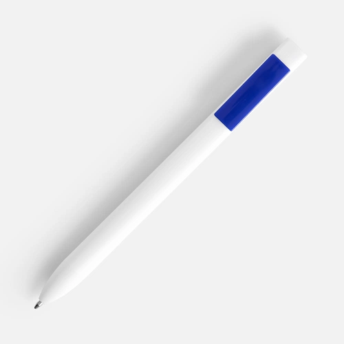 Ручка шариковая Swiper SQ, белая с синим Ручка шариковая Swiper SQ, белая с синим