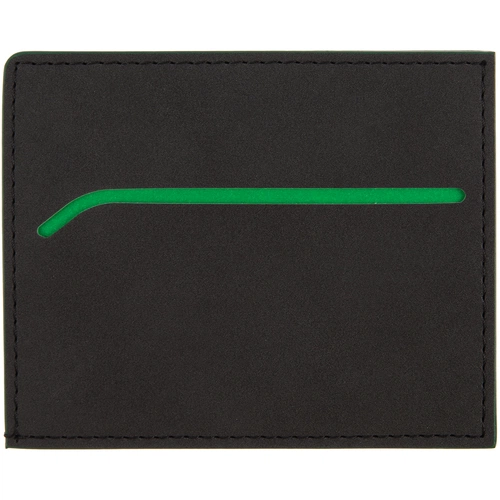 Картхолдер Multimo, черный с зеленым Картхолдер Multimo, черный с зеленым
