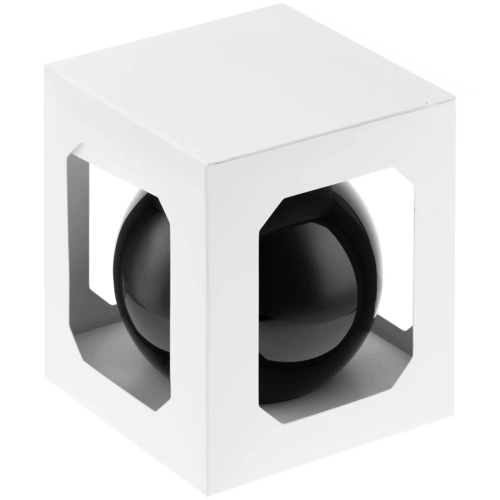 Елочный шар Finery Gloss, 10 см, глянцевый черный Елочный шар Finery Gloss, 10 см, глянцевый черный