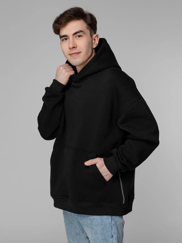 Худи Oversize Pockets, черное Худи Oversize Pockets, черное