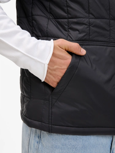 Жилет унисекс Warmbridge, черный Жилет унисекс Warmbridge, черный