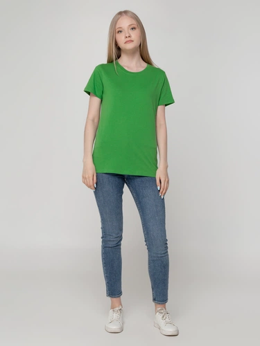 Футболка женская T-bolka Lady, ярко-зеленая Футболка женская T-bolka Lady, ярко-зеленая