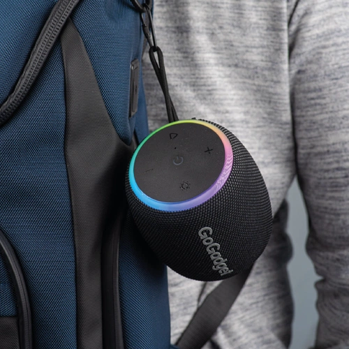 Водонепроницаемая колонка с подсветкой CityWave Pro, черная Водонепроницаемая колонка с подсветкой CityWave Pro, черная