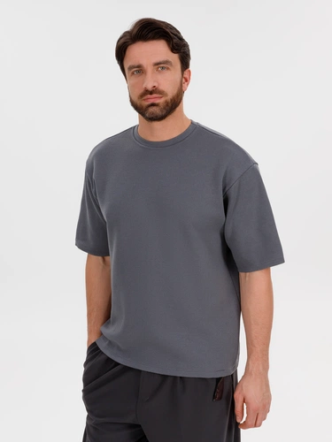 Джемпер с коротким рукавом Siluetti Volumica, серый Джемпер с коротким рукавом Siluetti Volumica, серый