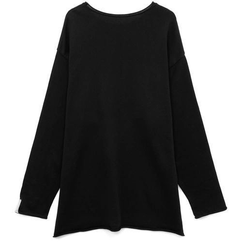 Лонгслив унисекс Siluetti Fuori, черный Лонгслив унисекс Siluetti Fuori, черный