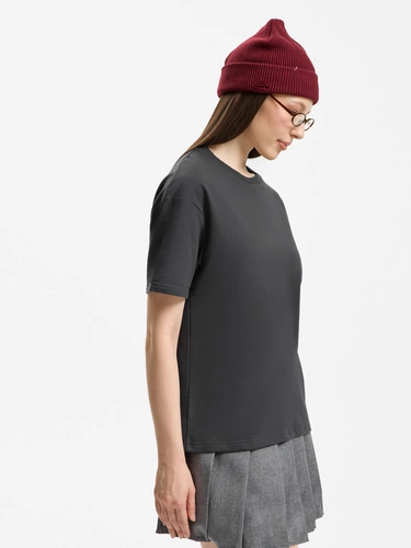 Футболка унисекс Durington, темно-серая (графит) Футболка унисекс Durington, темно-серая (графит)