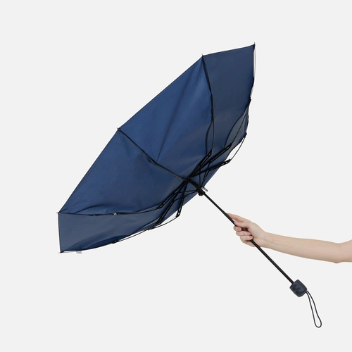 Зонт складной Basic, ver.2, темно-синий Зонт складной Basic, ver.2, темно-синий