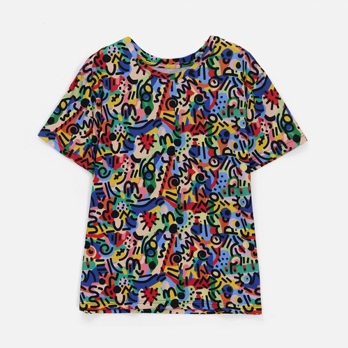 Футболка унисекс Senti с полной запечаткой на заказ Футболка унисекс Senti с полной запечаткой на заказ