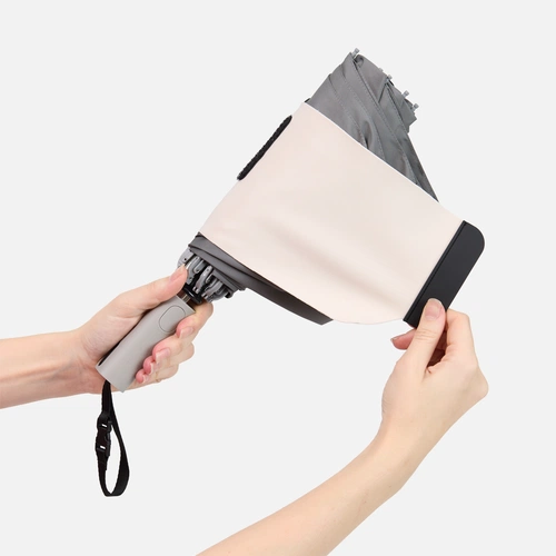 Зонт обратного сложения Easyroll, серый Зонт обратного сложения Easyroll, серый