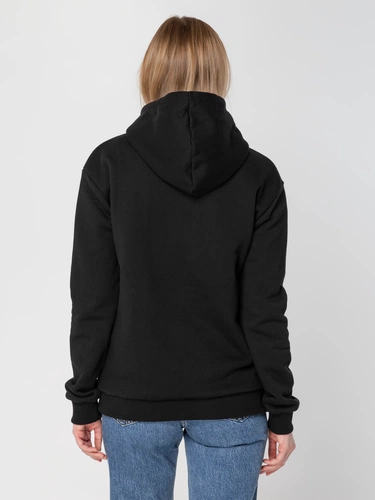 Толстовка с капюшоном Unit Kirenga Heavy, черная Толстовка с капюшоном Unit Kirenga Heavy, черная