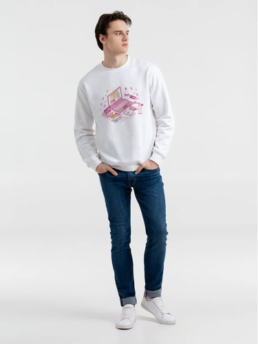 Толстовка «Осака. Юке», белая Толстовка «Осака. Юке», белая