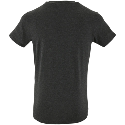 Футболка приталенная Old Patents. Knife, черный меланж Футболка приталенная Old Patents. Knife, черный меланж