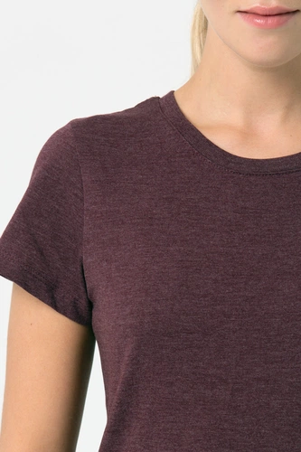 Футболка женская Regent Fit Women, бордовый меланж Футболка женская Regent Fit Women, бордовый меланж