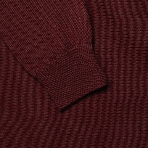 Джемпер Stitch с контрастной отделкой, бордовый с синим Джемпер Stitch с контрастной отделкой, бордовый с синим