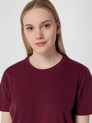 Футболка унисекс Regent 150, бордовая Футболка унисекс Regent 150, бордовая