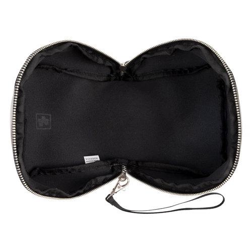 Дорожная косметичка Cubo, серая с логотипом Дорожная косметичка Cubo, серая с логотипом