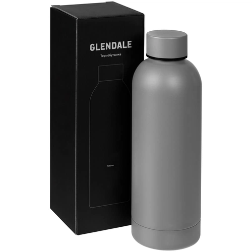 Термобутылка Glendale, серая Термобутылка Glendale, серая