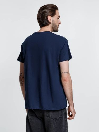 Футболка унисекс Ankara, темно-синяя Футболка унисекс Ankara, темно-синяя