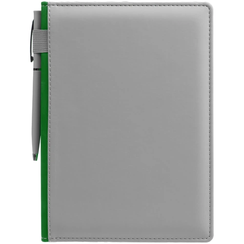 Ежедневник Spain Shall на заказ, недатированный, серый с зеленым Ежедневник Spain Shall на заказ, недатированный, серый с зеленым