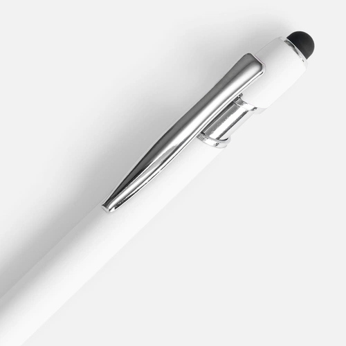 Ручка шариковая Pointer Soft Touch со стилусом, белая Ручка шариковая Pointer Soft Touch со стилусом, белая